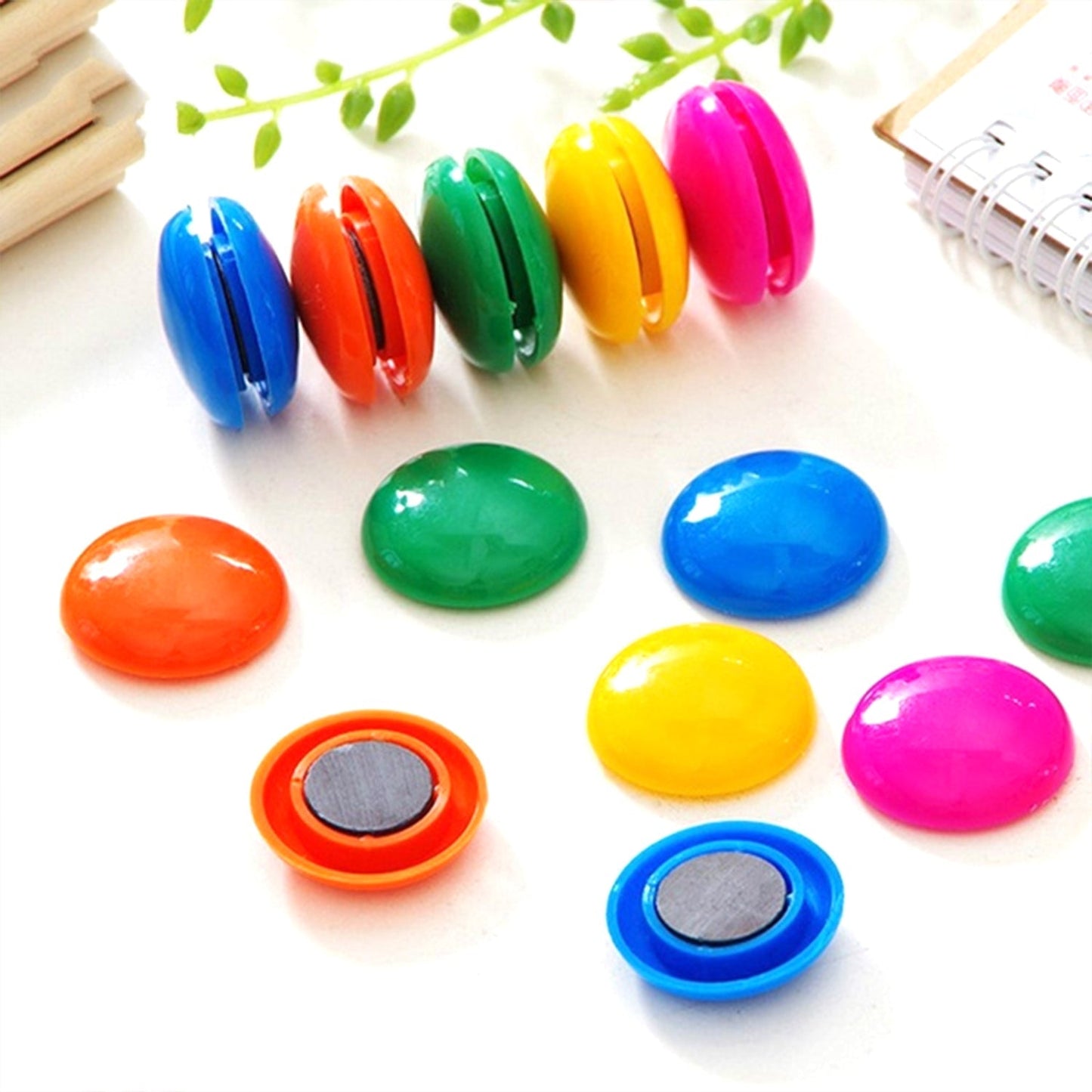 Durable Magnetic Button Set for KidsÃ¢â‚¬â„¢ Experiments (10 Pc, Round Shape)