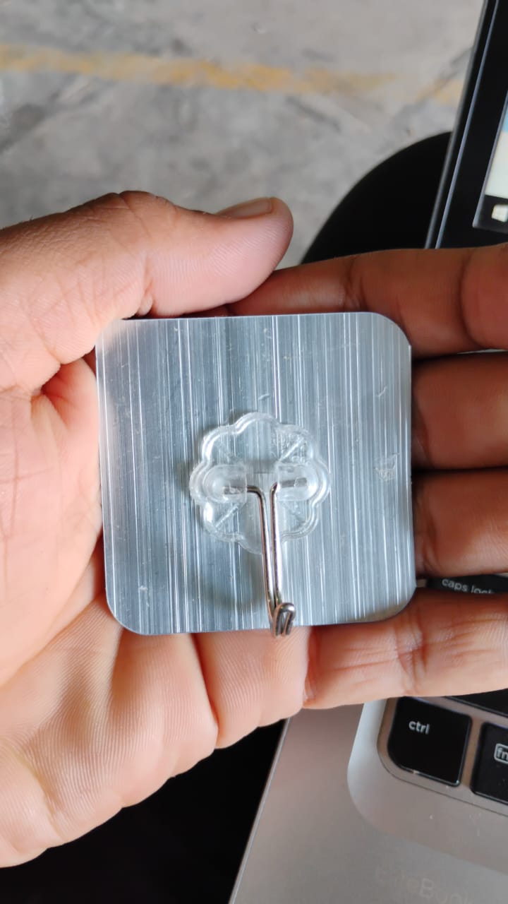 Adhesive Heavy-Duty Hooks for Kitchen and Bathroom ( 10 Pc )