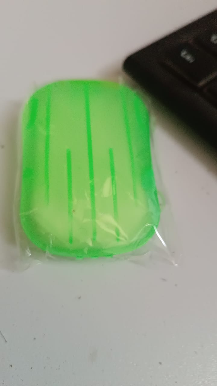 Travel Paper Soap Sheet with Mini Box (20 Sheets in a Pack Approx / Mix Color)-2 nos