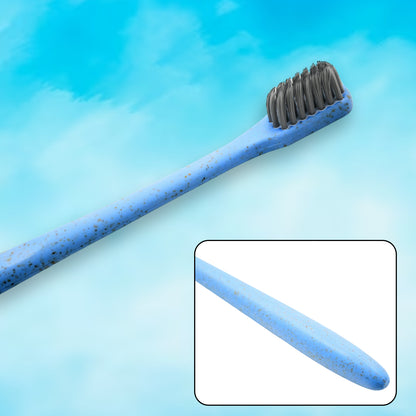 12579 Wheat Straw Toothbrush Women Men Soft-bristle Toothbrush Oral Care Tooth Brush Manual Toothbrush For Deep Cleaning Dental Care (2 Pc)