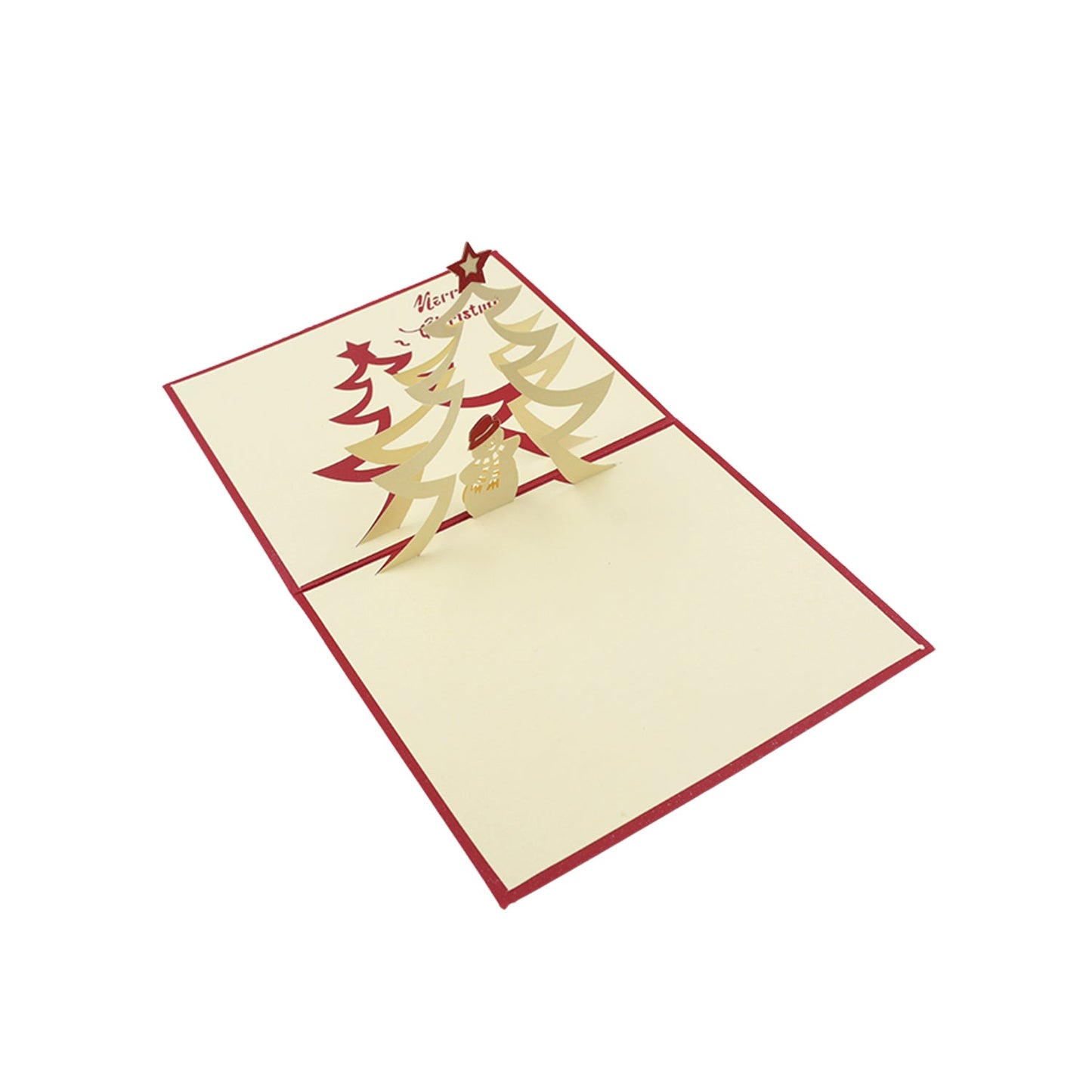 Unique 3D -Up Wishing Card (Christmas): 2 Pc