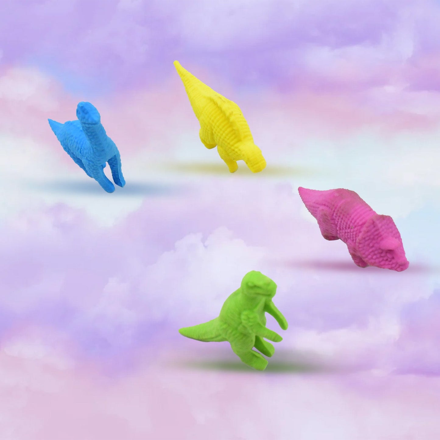 Cute dinosaur erasers for kidsâ€™ stationery