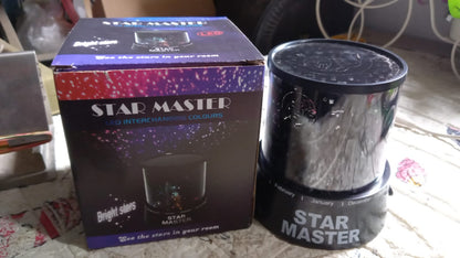 LED Projector Night Light Amazing Lamp, 3 Battery operated lamps, Rotation With the music Function, Master for Kids Bedroom Home Decoration NightÃ‚Â Romantic Gift (Battery Not Included / 1 pc)