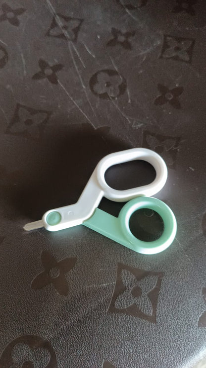Baby Safety Nail Cutter Scissors for Safe Nail Clipping (2 Pc)