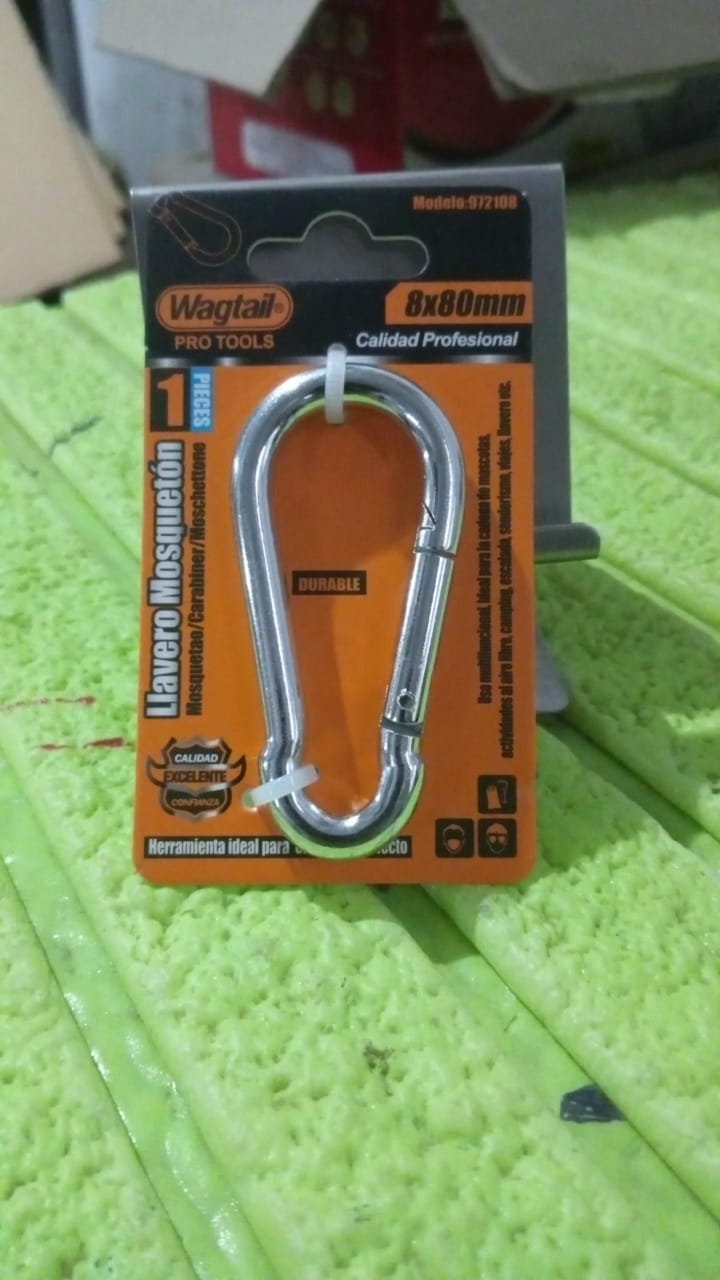 Stainless Steel Snap Hook (8Ãƒâ€”80 MM / 1 Pc)