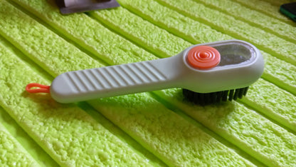 Multifunctional Scrubbing Brush with Liquid / Soap Dispenser, Cleaning Brush with Liquid / Soap Dispenser, Shoe Brush for Cleaning, Cloth Cleaning Brush with HandleÃ‚Â Liquid Shoe Brush For Shoe Clothes (1 Pc)