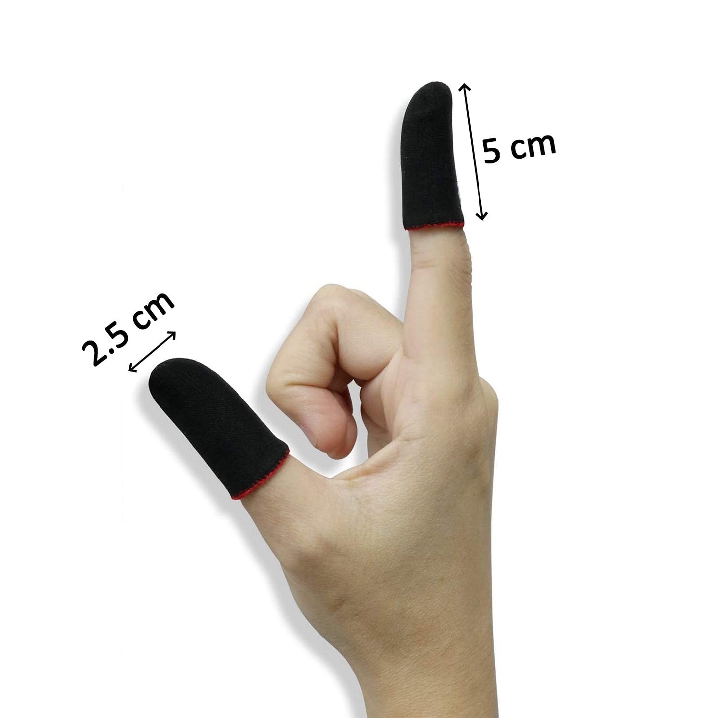 Thumb & Finger Sleeve for Mobile Game, Pubg,Cod,Freefire (3 Pair only)