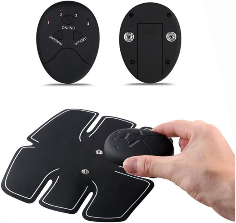 Wireless 6-Pack Abs Stimulator Ã¢â‚¬â€œ Rechargeable Vibrating Muscle Exerciser & Body Massager for Abdominal Training