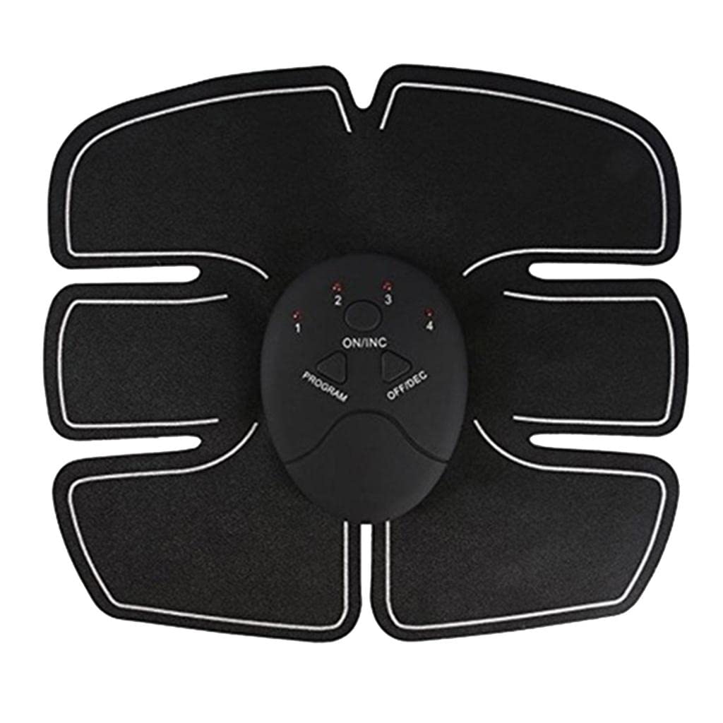 Wireless 6-Pack Abs Stimulator Ã¢â‚¬â€œ Rechargeable Vibrating Muscle Exerciser & Body Massager for Abdominal Training