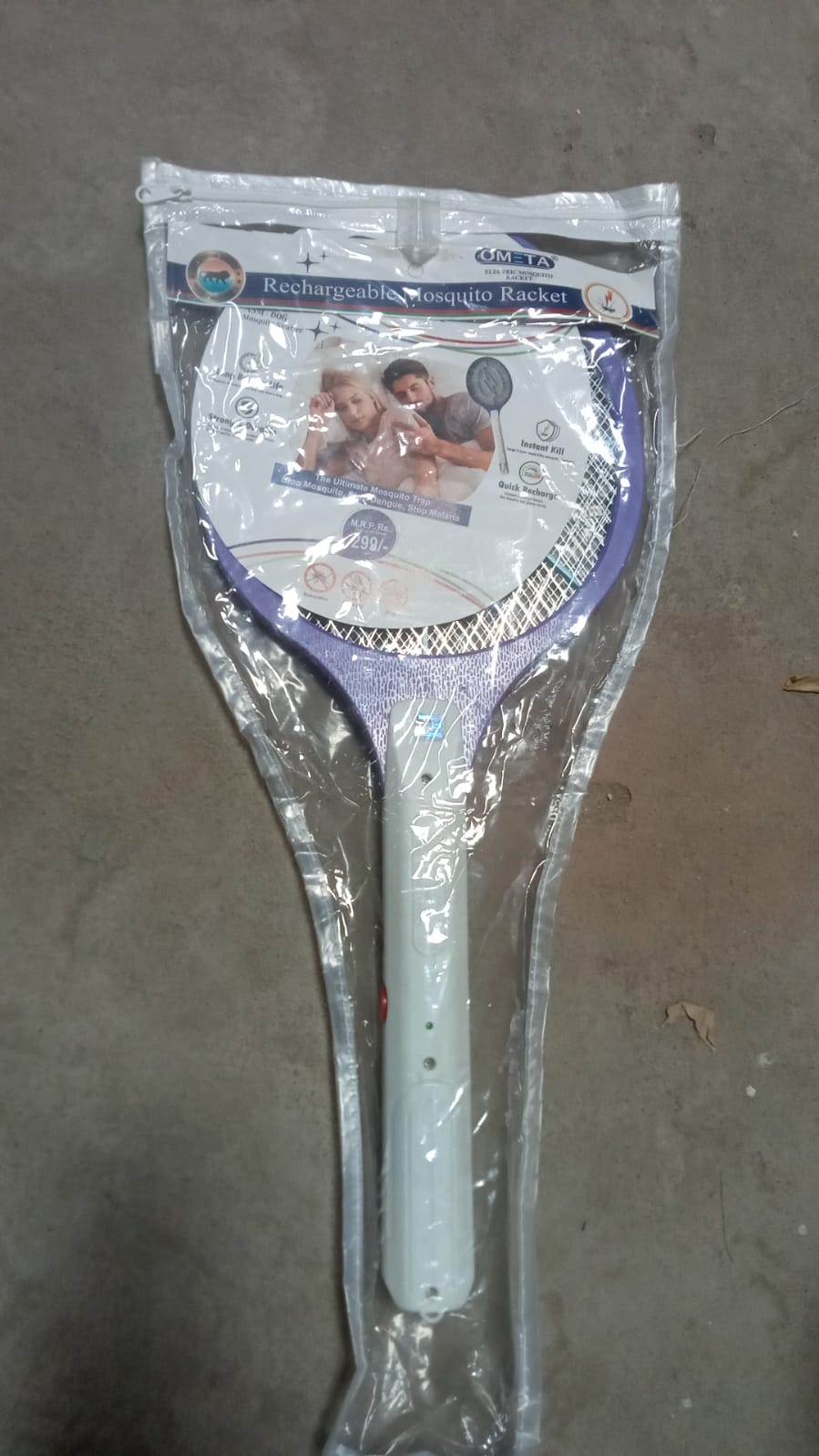 Rechargeable Mosquito Killer Racket Ã¢â‚¬â€œ Electric Fly Swatter (1 Pc, Quality Assured)