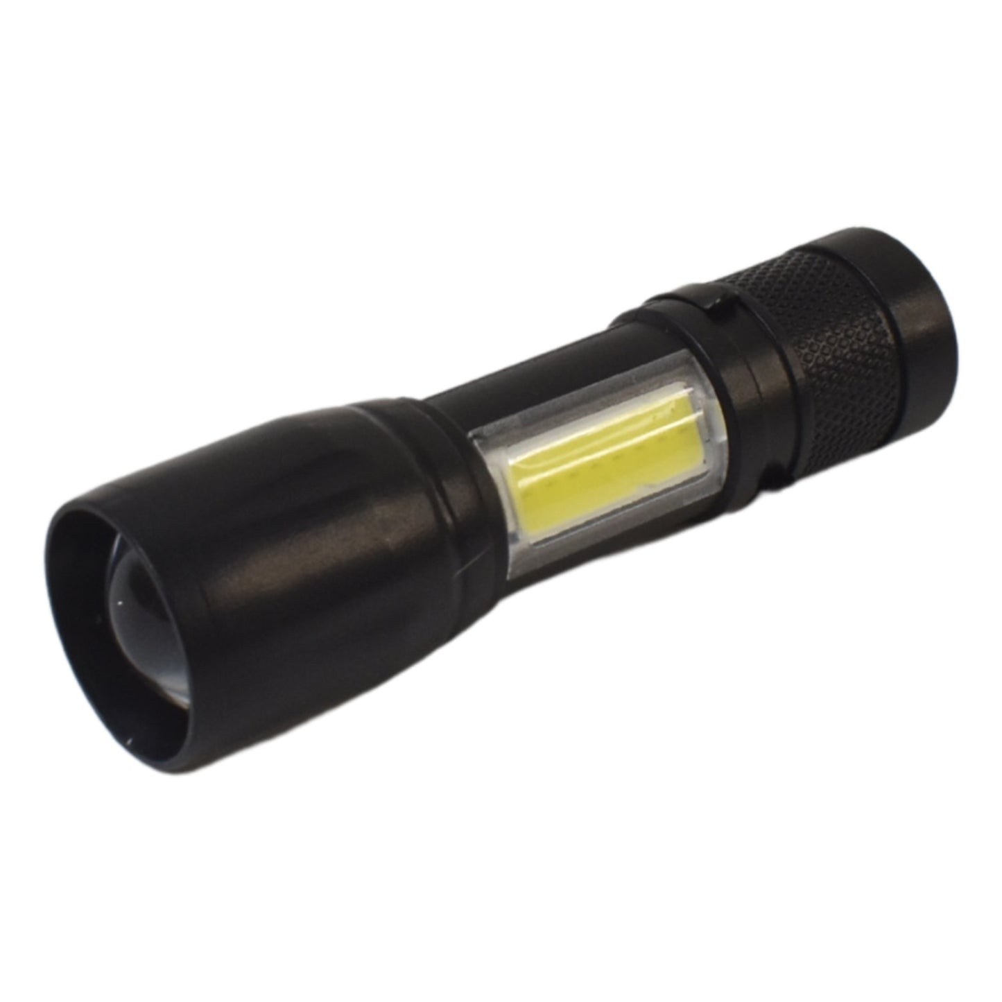 LED USB Rechargeable Mini Flashlight Ã¢â‚¬â€œ Ultra-Bright Zoom & COB Side Lantern, Tactical Emergency Light