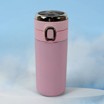 Smart Vacuum Insulated Water Bottle with LED Temperature Display, Cold & Hot | Leak Proof | Office Bottle | Gym | Home | Kitchen | Hiking | Trekking | Travel BottleÃ‚Â  (Mix Color & Design / 320 ML)