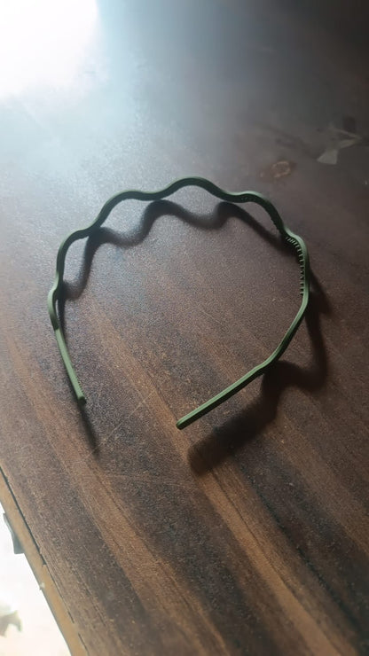 Plastic Simple Headbands Comb Headbands Hairbands (3 Pc)