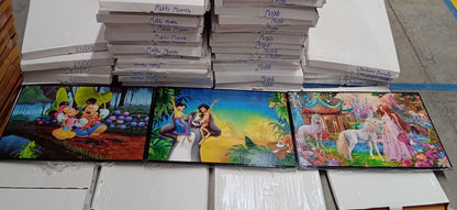 Multipurpose Portable Writing Homework Mix Cartoon Design Printed Table (1 Pc / Mix Design / 61Ãƒâ€”41 Cm)