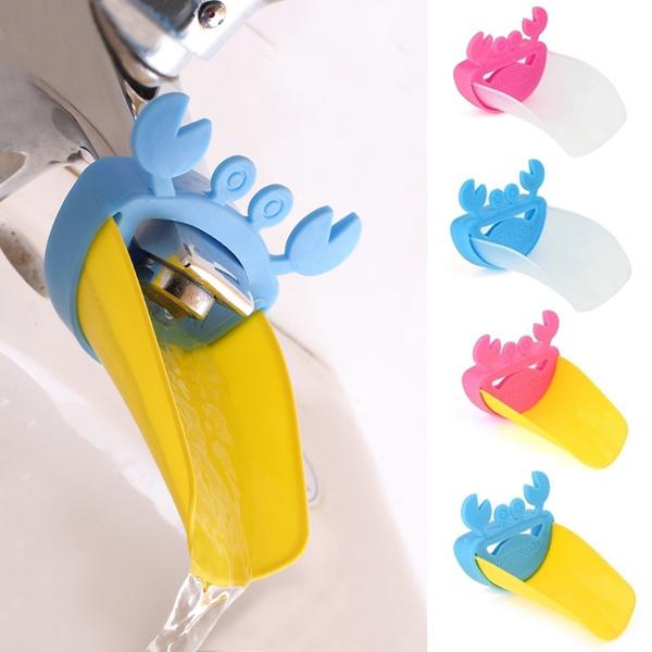 Faucet Extender for Kids Ã¢â‚¬â€œ Silicone Sink Handle, Duck Mouth Design (1 Pc)