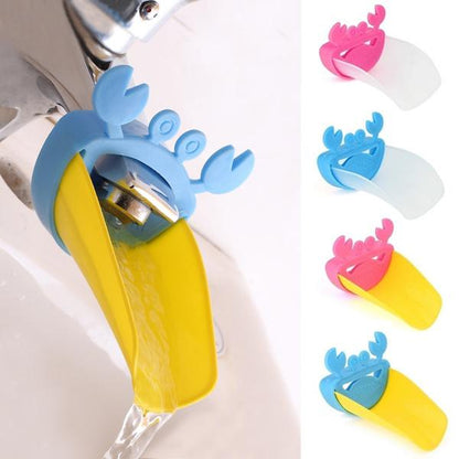 Faucet Extender for Kids Ã¢â‚¬â€œ Silicone Sink Handle, Duck Mouth Design (1 Pc)