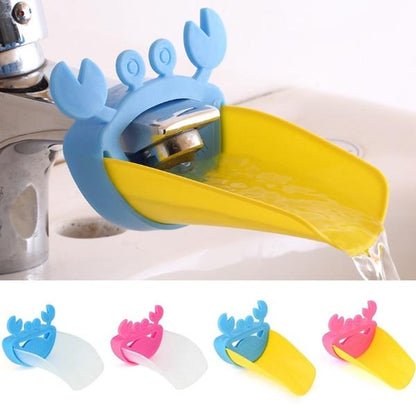 Faucet Extender for Kids Ã¢â‚¬â€œ Silicone Sink Handle, Duck Mouth Design (1 Pc)