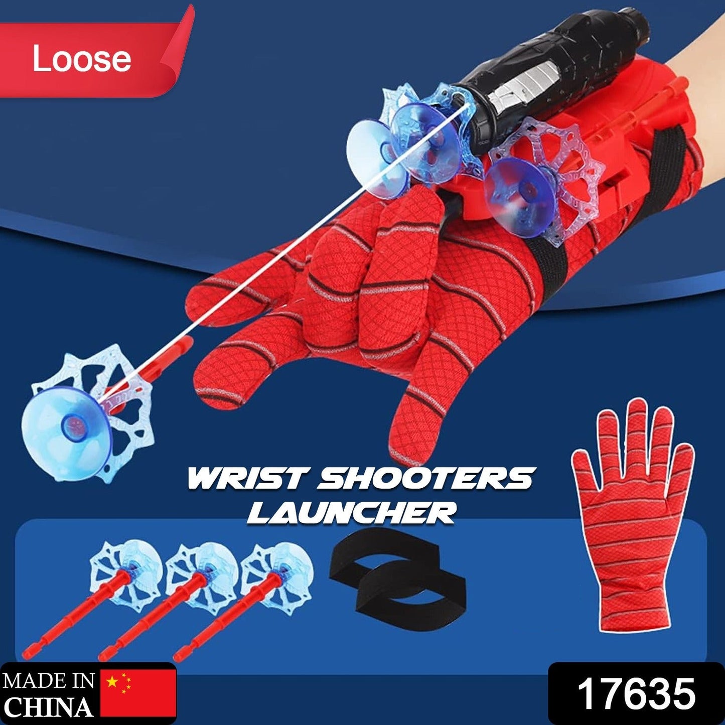 Web Shooter Toy Ã¢â‚¬â€œ Superhero Wrist Launcher for Kids Role-Play Fun