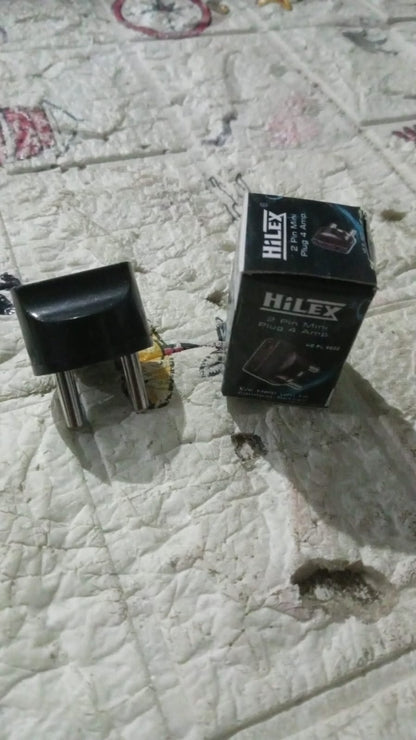 2 Pin 4 Amp. Conversion Electrical connector Plug, 2 PIN Plug Converter, Plug Adapter With Color Box (2 Pc )