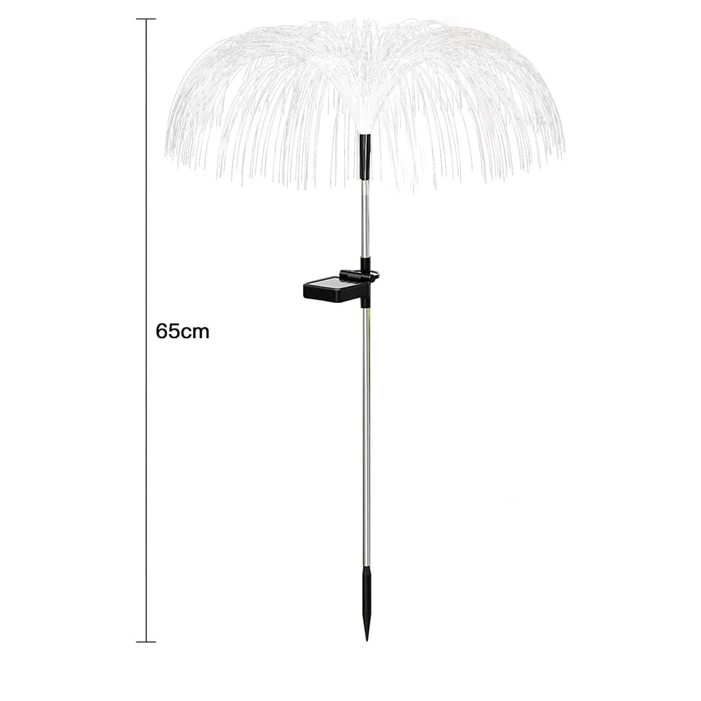 Solar Outdoor Lights Ã¢â‚¬â€œ 7-Color Waterproof Jellyfish Like Firework Home Decor (2pcs)