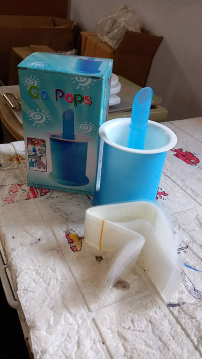 DIY Manual Popsicle Maker Ã¢â‚¬â€œ Reusable Ice Cream Mold (Approx 20 Pcs Packing Bag)