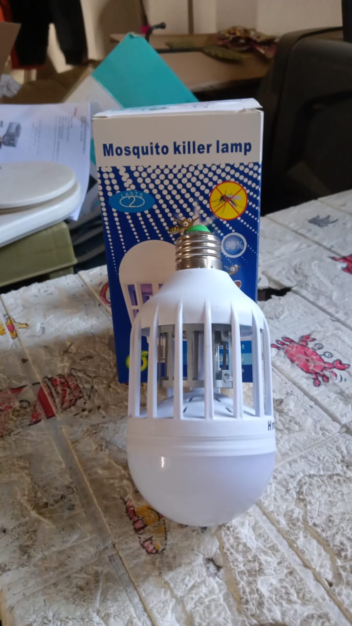 15W Mosquito Killer Lamp Ã¢â‚¬â€œ E27 LED Zapper for Flying Insects & Moths