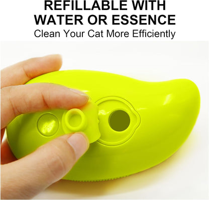 3-in-1 Cat Steamy Brush Ã¢â‚¬â€œ Self-Cleaning Pet Grooming & Hair Removal Comb