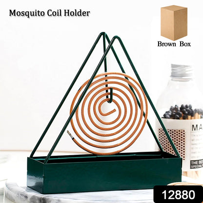 Triangular Iron Mosquito Coil Holder Ã¢â‚¬â€œ Stylish Outdoor Incense Holder