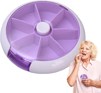 Cute 7-Day Pill Box Dispenser Ã¢â‚¬â€œ Portable 7-Grid Medicine Organizer (1 Pc)