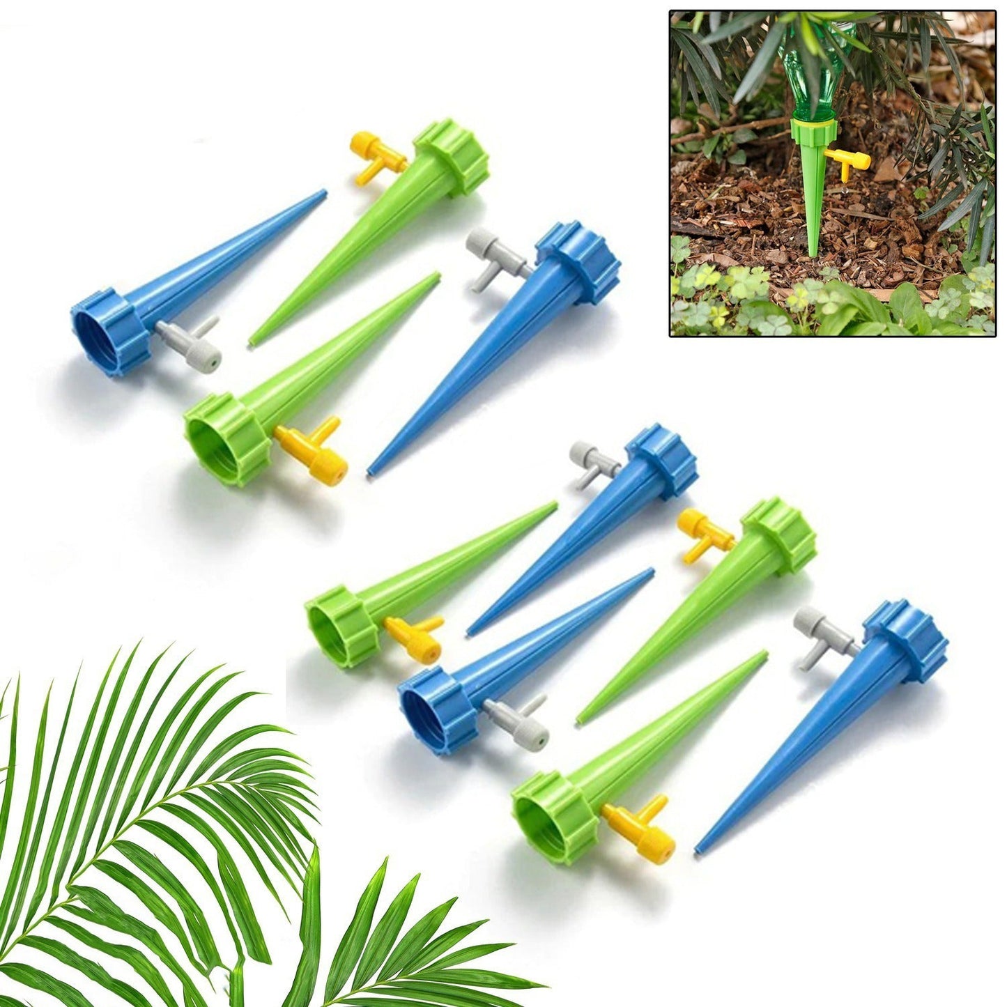 Adjustable Plant Watering Spikes Ã¢â‚¬â€œ Slow Release Dripper Valve