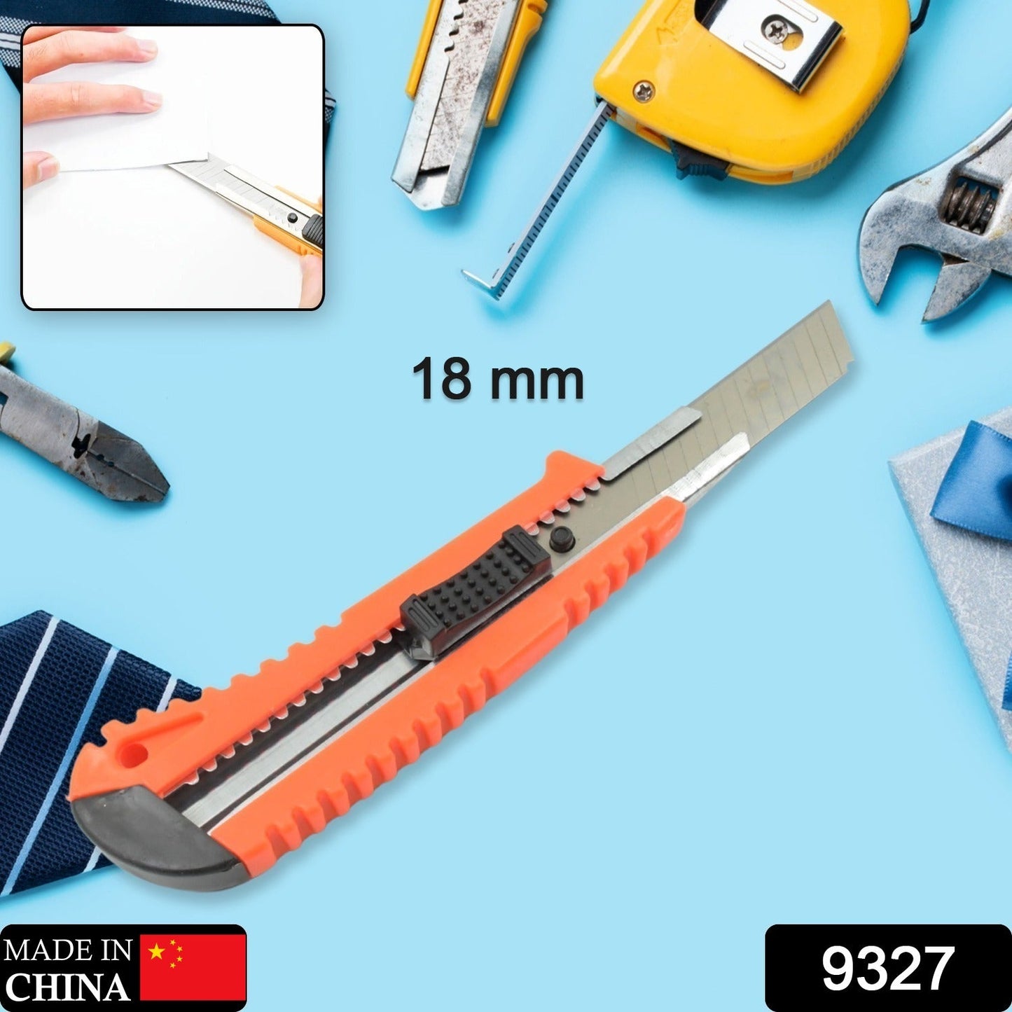 Multi-Use Heavy Duty Iron Cutter Ã¢â‚¬â€œ Precision Utility Knife Blade (18mm)