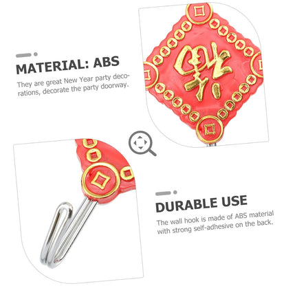 Multipurpose Self-Adhesive Hooks (Heavy Duty): Bathroom, Kitchen, Office-2 pcs