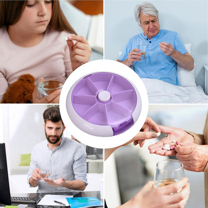 Cute 7-Day Pill Box Dispenser Ã¢â‚¬â€œ Portable 7-Grid Medicine Organizer (1 Pc)