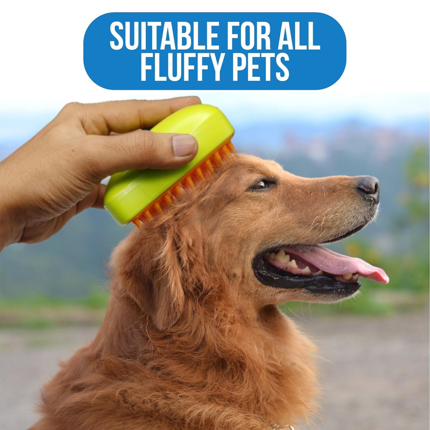 3-in-1 Cat Steamy Brush Ã¢â‚¬â€œ Self-Cleaning Pet Grooming & Hair Removal Comb