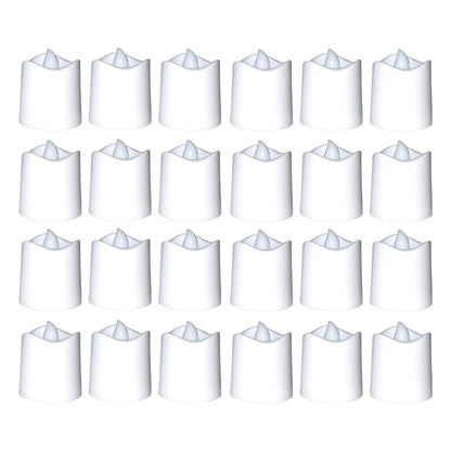 White LED tealight candles in a decorative box