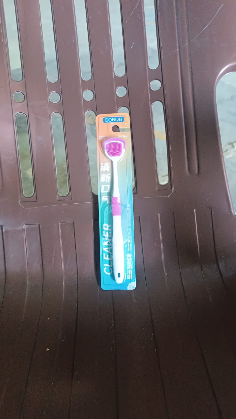 Tongue Cleaner Brush, Silicone Tongue Scraper (2 Pc)