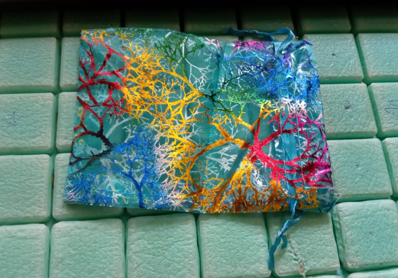 Organza Return Gift Bags Small Mesh Bags Drawstring Gift Bags Christmas Drawstring Organza Gift Bags, Wedding Party Festival Gift Bags, Jewellery Packing Pouch Dry Fruit Pouch 10Ãƒâ€”12 Cm (100 Pcs Set)