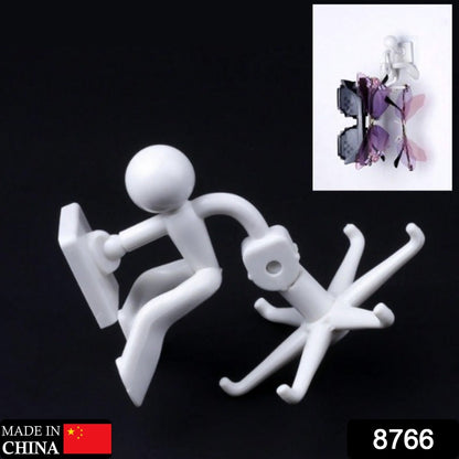 360Ã‚Â° Rotating 6-Claw Hook Ã¢â‚¬â€œ Kitchen & Bathroom Organizer (1 Pc | White)