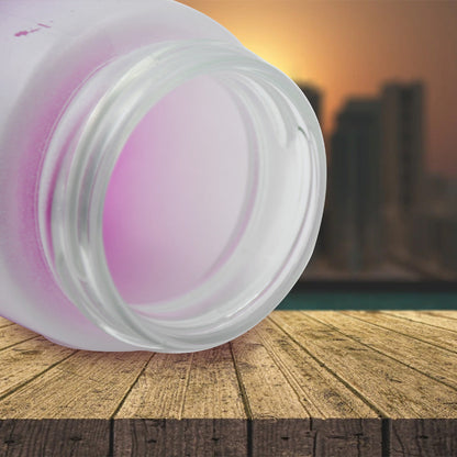 Motivational Glass Water Bottle Colorful potable Water Glass Bottle With Rubber Band,Ã‚Â Daily Intake Hourly Water Bottle to Ensure You Drink Enough Water Throughout The Day Reusable Cycling Gym, Workout Fitness Bottle (350 ML)