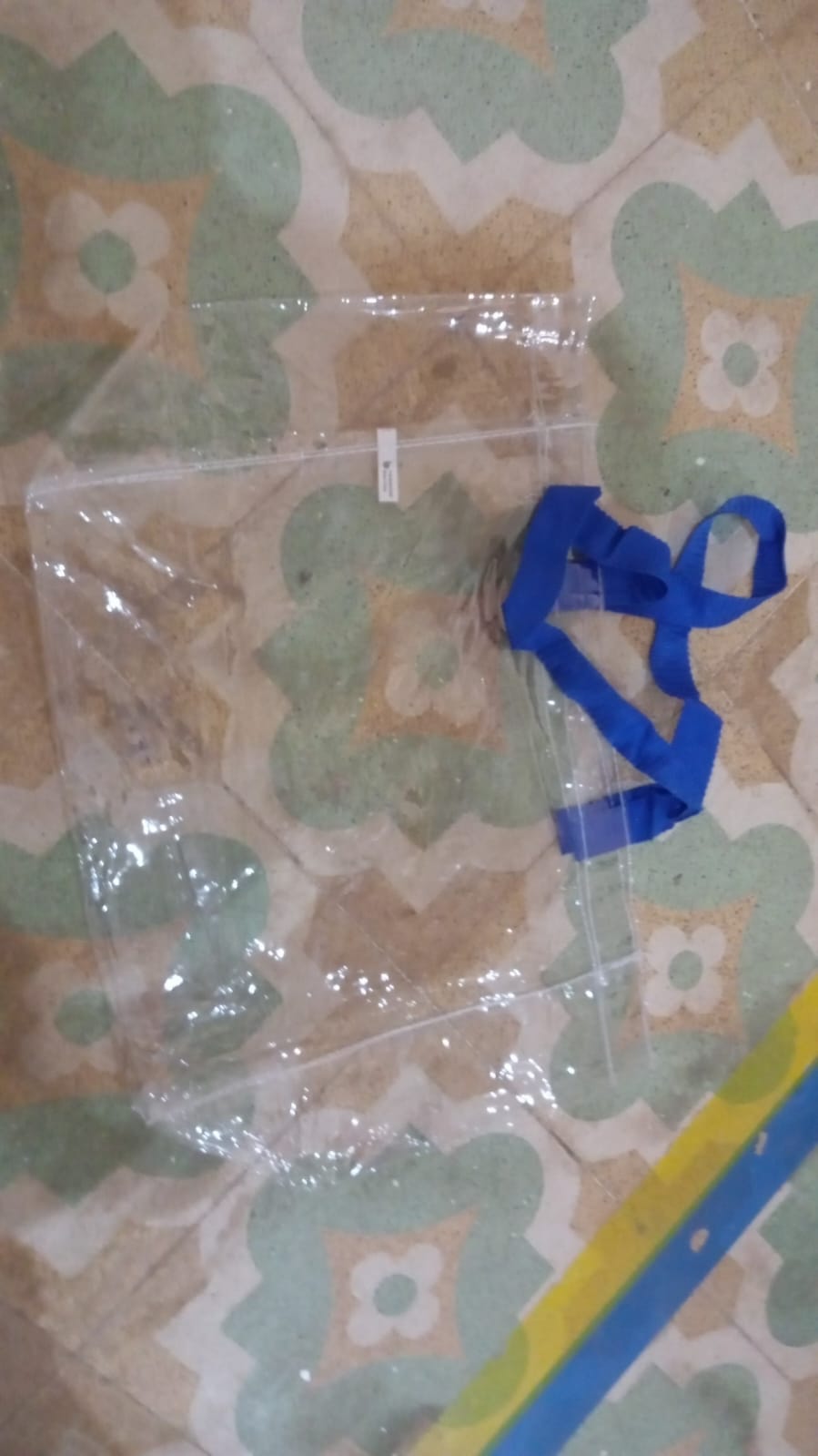 Multifunction Transparent Bag With Handle Bag (45Ãƒâ€”30Ãƒâ€”14 CM / 1 pc)