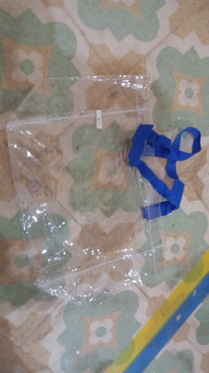 Multifunction Transparent Bag With Handle Bag (45Ãƒâ€”30Ãƒâ€”14 CM / 1 pc)
