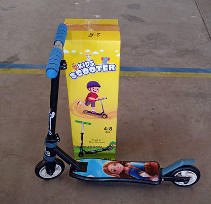 Foldable Kids Ride-On Scooter Ã¢â‚¬â€œ 2-Wheel, Height Adjustable (4-8 yrs, Multicolor)