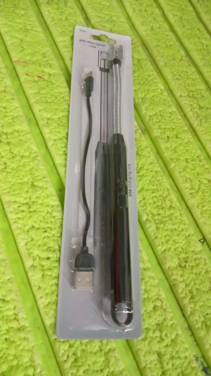Long Flexible USB Rechargeable Electric Arc Lighter Ã¢â‚¬â€œ Windproof, Flameless Plasma