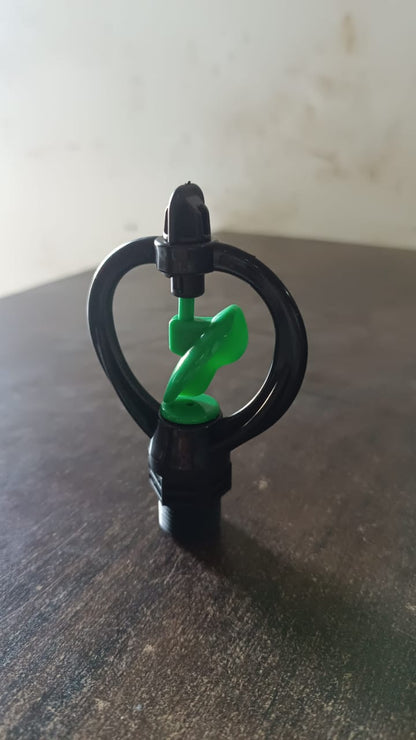 Rotating Irrigation Sprinkler Plastic Spray Nozzle, Butterflies Rain Shaped (2 Pc)