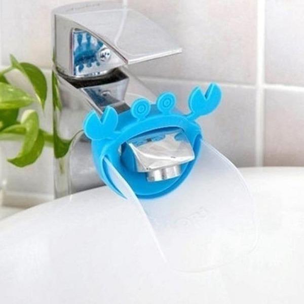 Faucet Extender for Kids Ã¢â‚¬â€œ Silicone Sink Handle, Duck Mouth Design (1 Pc)