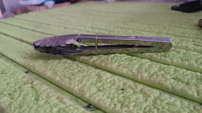 Metal Household Kitchen Salad Dessert Buffet Food Tong Clamp Clip (2 Pc / 17 Cm)