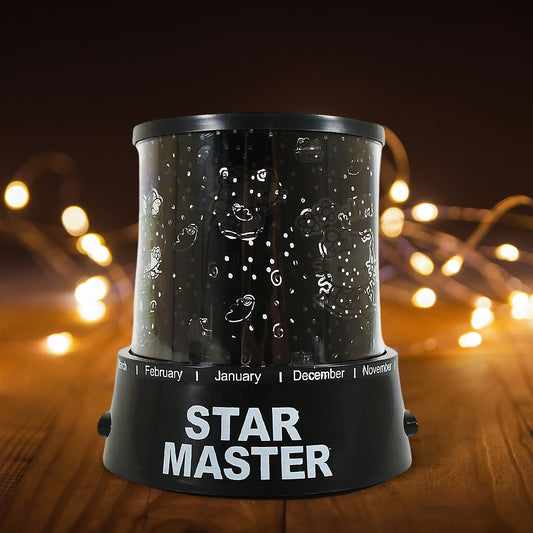 LED Projector Night Light Amazing Lamp, 3 Battery operated lamps, Rotation With the music Function, Master for Kids Bedroom Home Decoration NightÃ‚Â Romantic Gift (Battery Not Included / 1 pc)