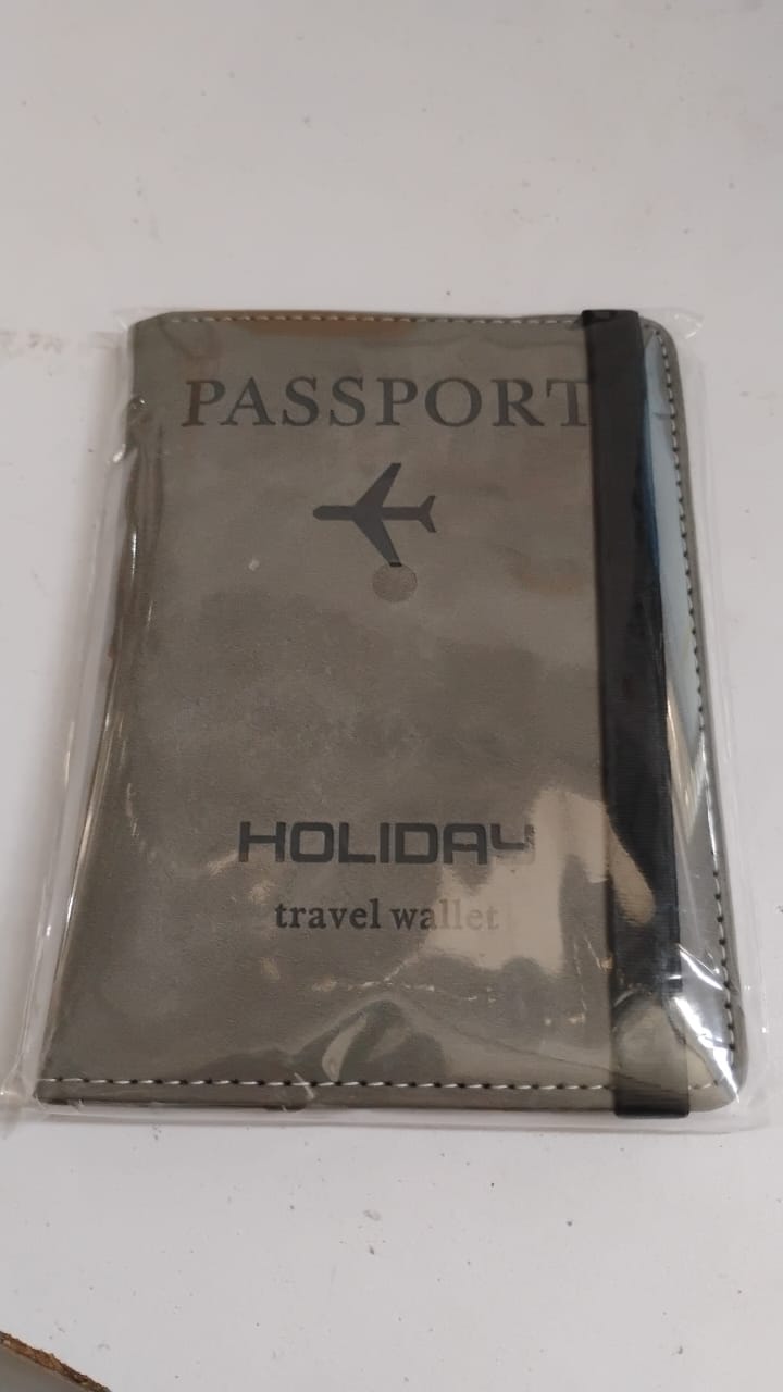 Passport Holder Cover PU Leather Travel Wallet case (1 Pc / 15Ãƒâ€”11 Cm)