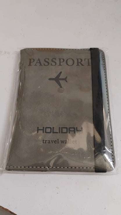 Passport Holder Cover PU Leather Travel Wallet case (1 Pc / 15Ãƒâ€”11 Cm)