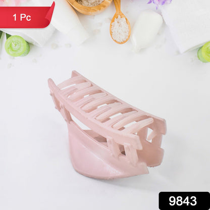 Plastic Hair Clamp Grip, Simple Matte Hair Barrette Clamp (3 Pc)